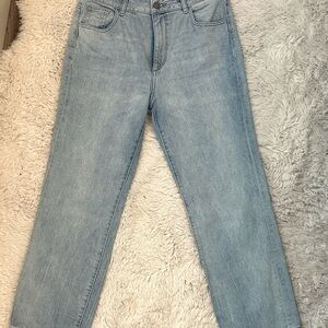 DL1961 VINTAGE JERRY HR SZ 26 women’s Straight Jeans in Light Blue